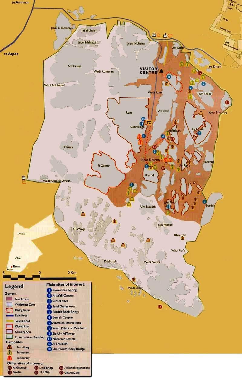 mapa kao rum Jordan