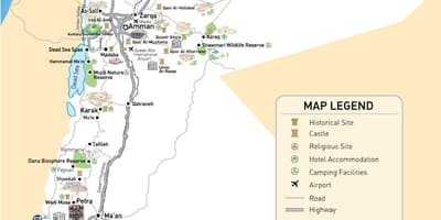 Mapa Jordan aerodrome