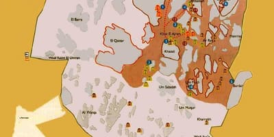 Mapa kao rum Jordan